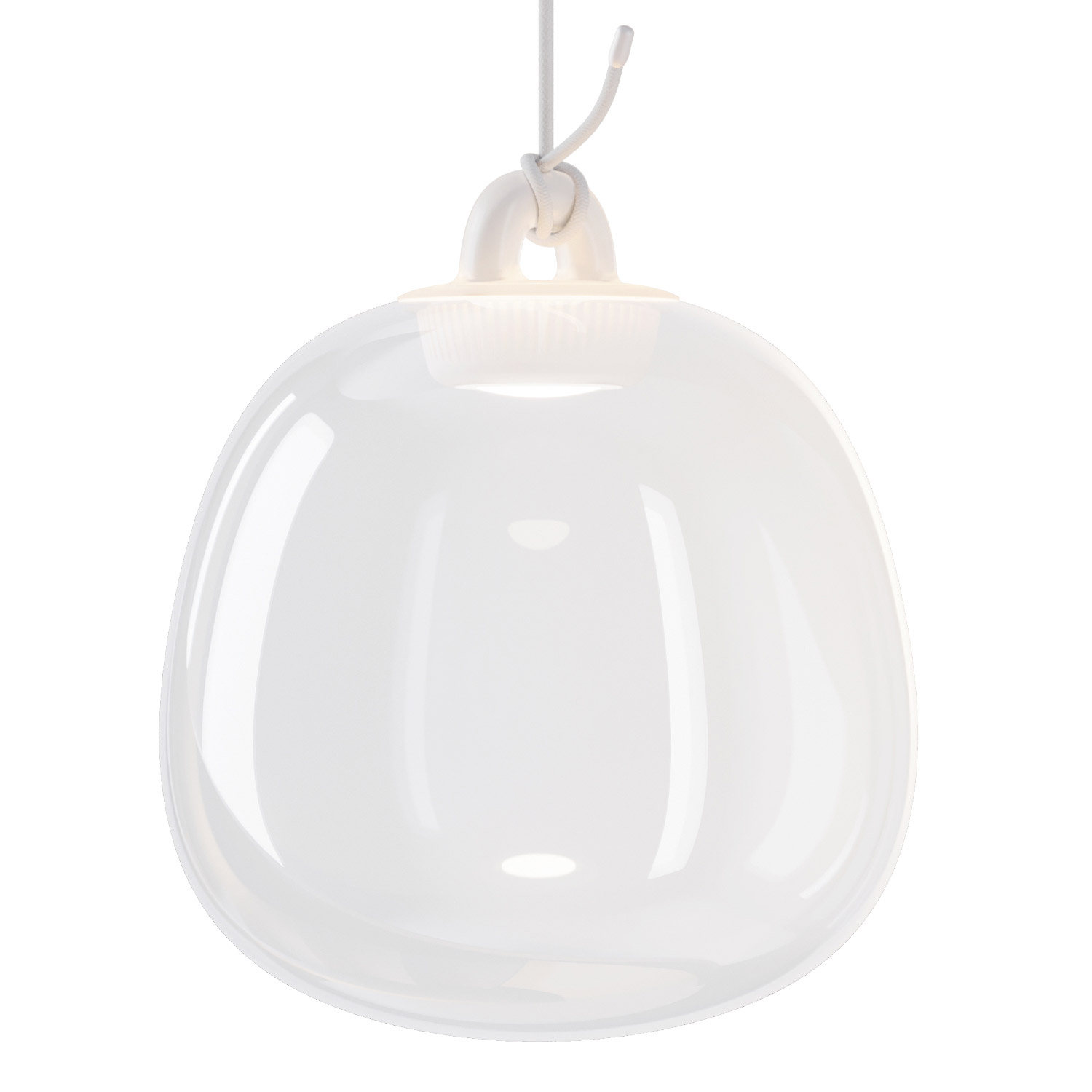 Oblò Small glass lamp by Lodes