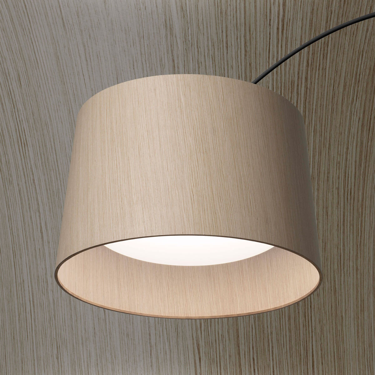 Twiggy Wood Bogenlampe von Foscarini