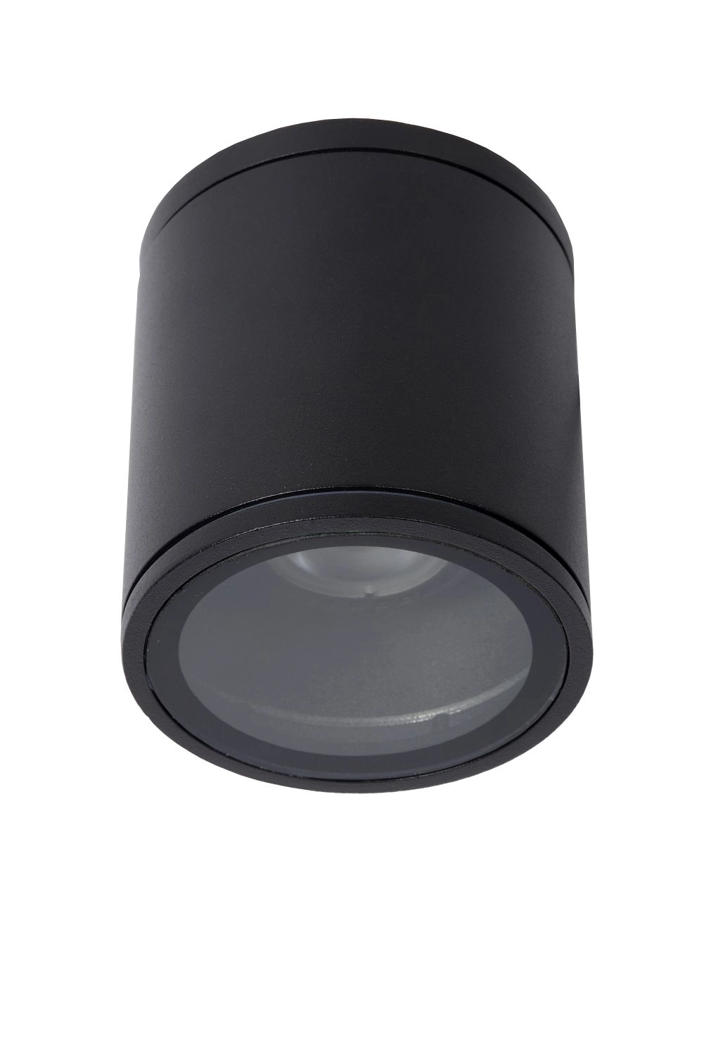 LU 22962/01/30 Lucide AVEN - Ceiling spotlight Bathroom - Ø 9 cm - 1xGU10 - IP65 - Black