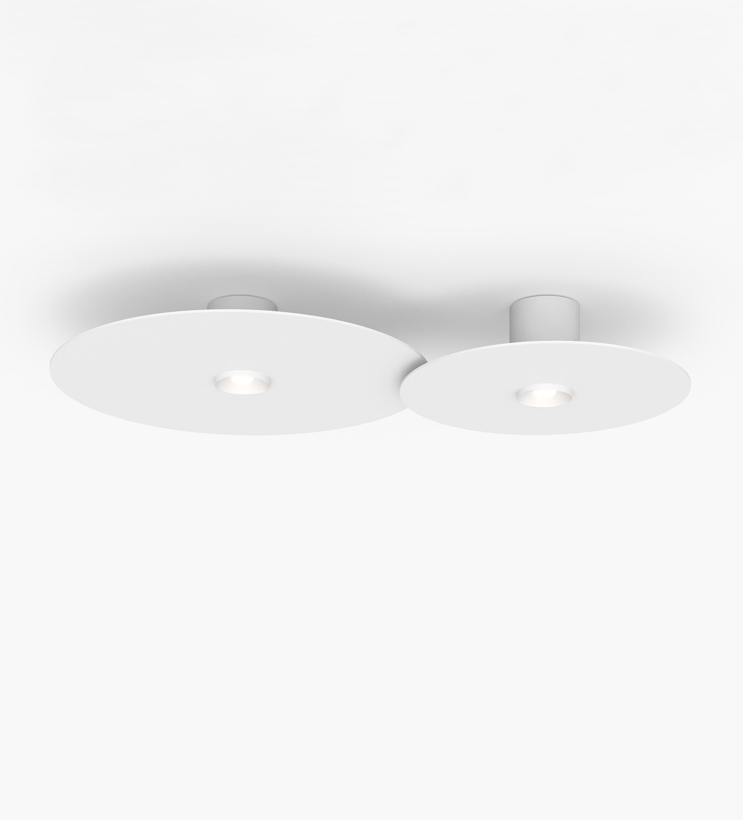 Collide Double ceiling lamp by Rotaliana