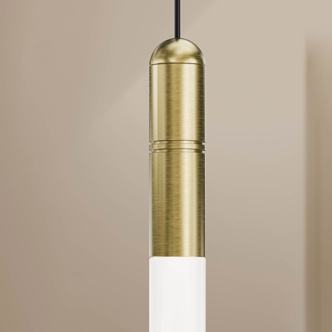 Levante brass pendant lamp by Il Fanale