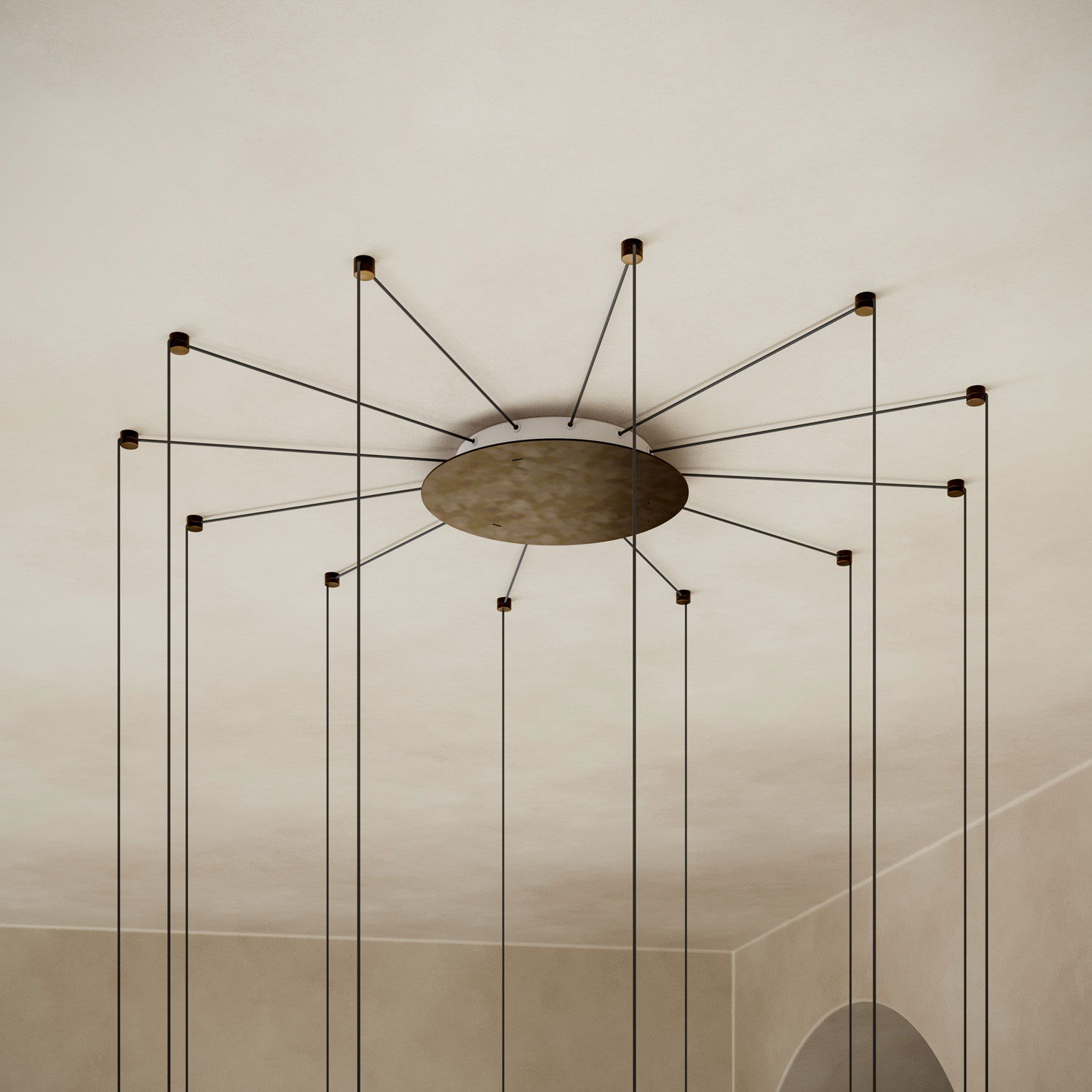 2-12 Lights radial canopy by Il Fanale