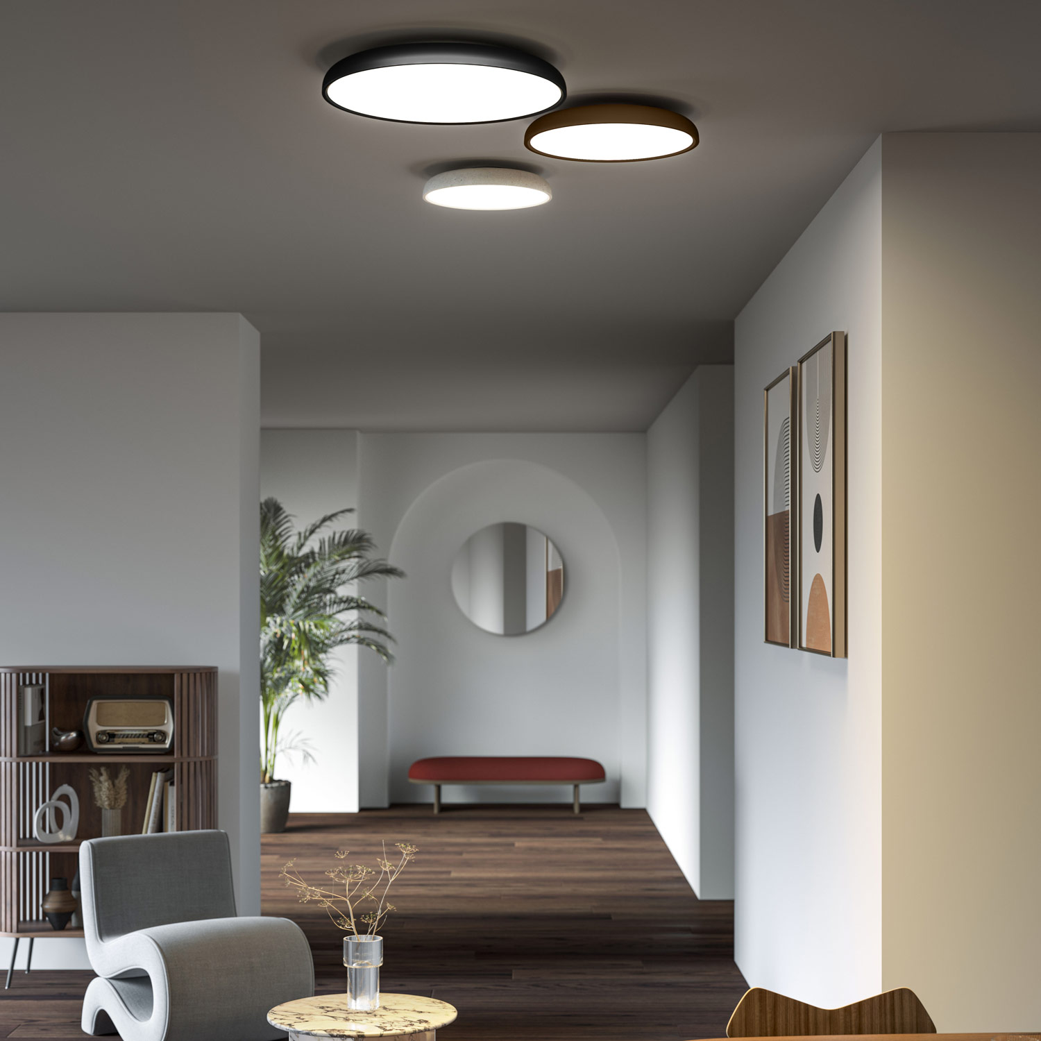 ZERO ceiling light by Lumen Center Italia