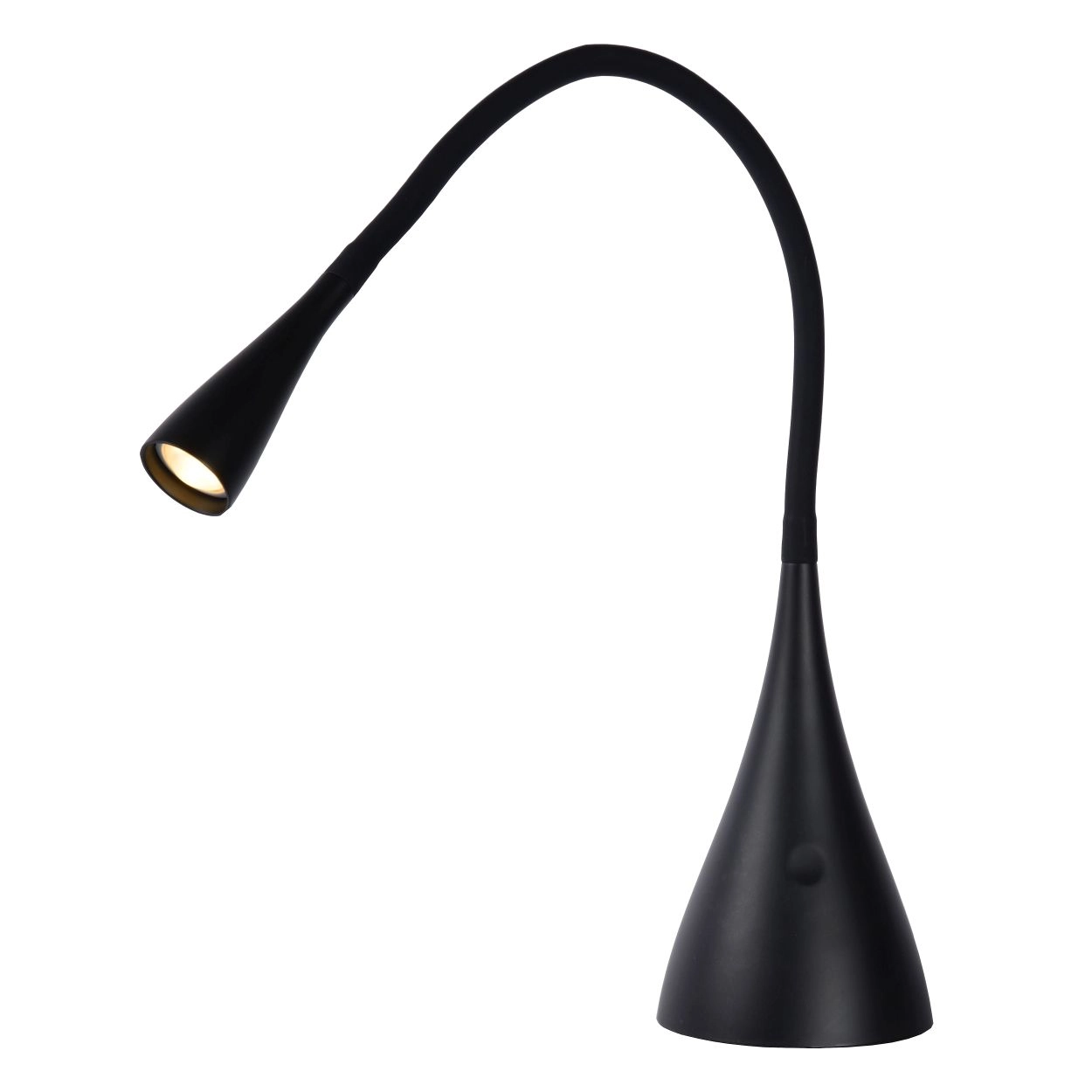 LU 18656/03/30 Lucide ZOZY - Desk lamp - LED Dim. - 1x4W 3000K - 3 StepDim - Black