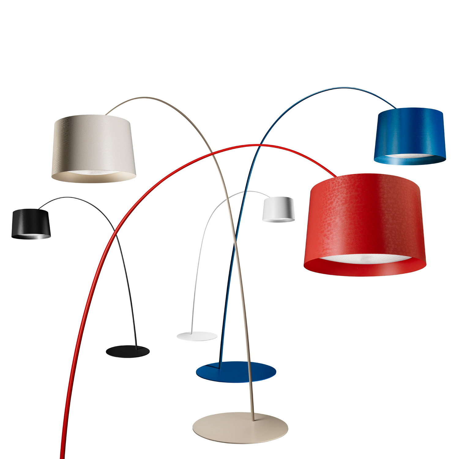 Designerlampe Bogenlampe Twiggy von Foscarini