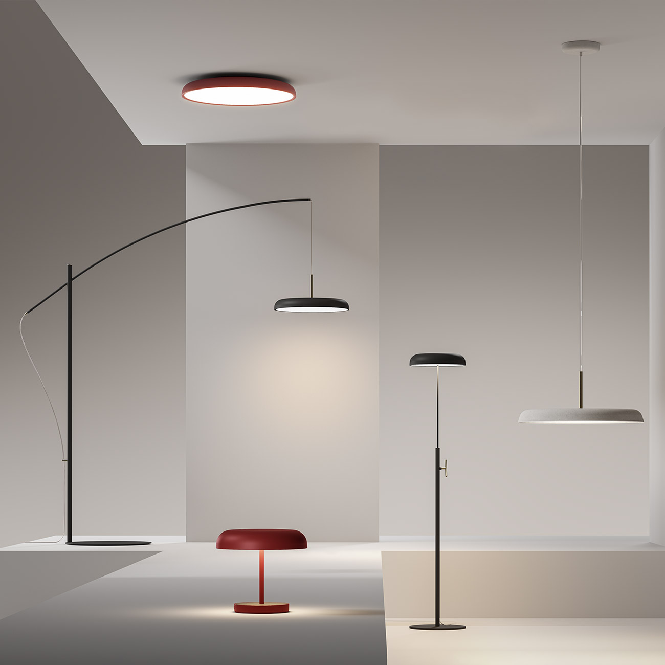 ZERO ceiling light by Lumen Center Italia