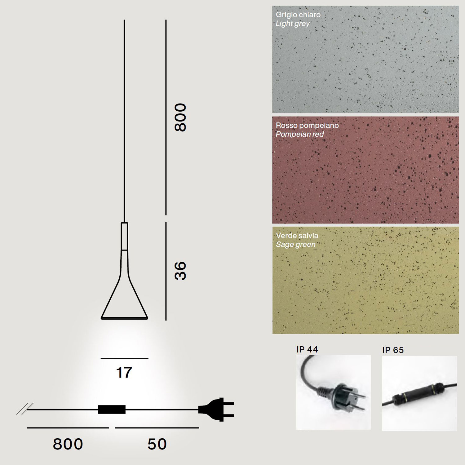 Aplomb outdoor LED Hängelampe von Foscarini