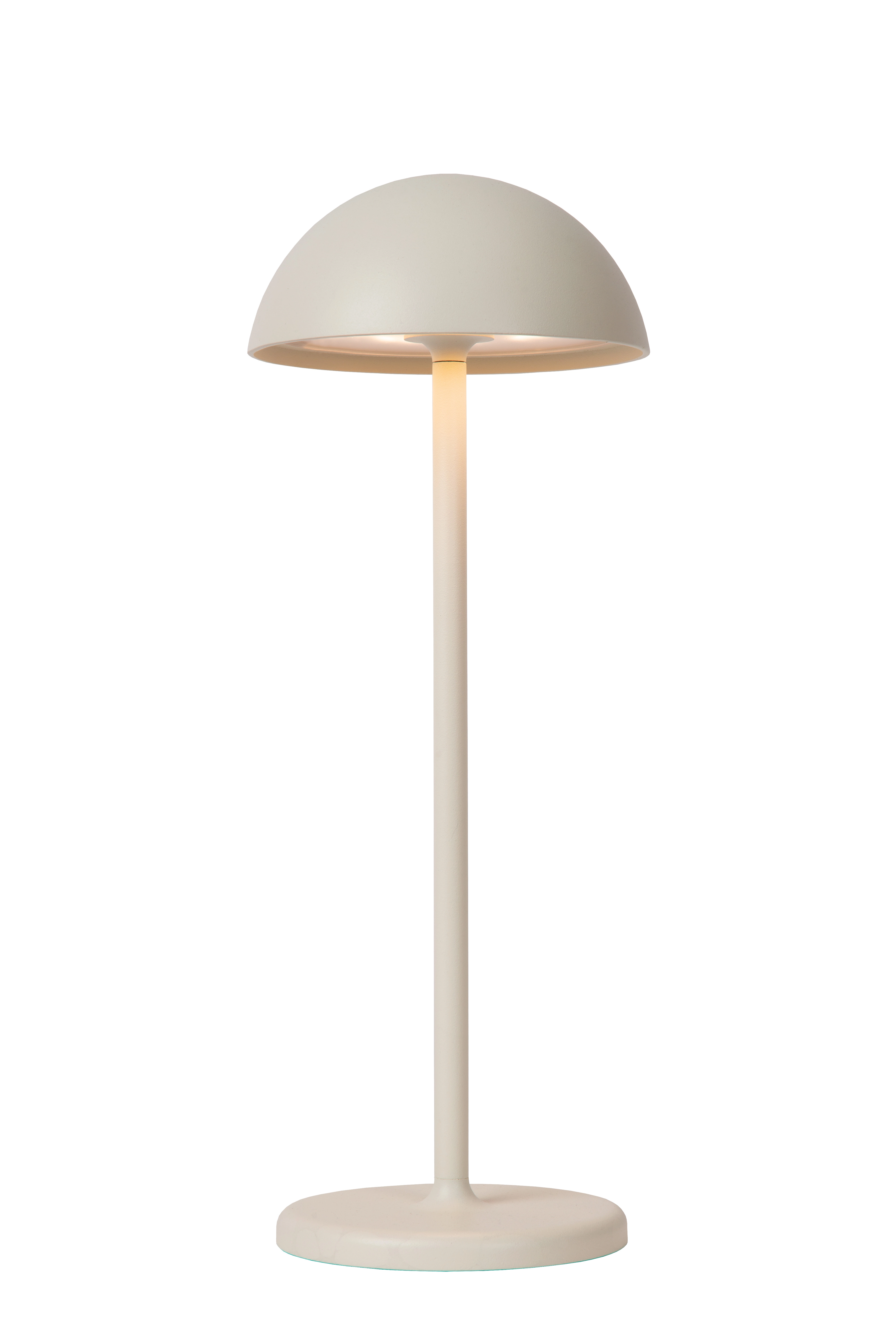 LU 15500/02/31 Lucide JOY - Rechargeable Table lamp Outdoor - Battery - Ø 12 cm - LED Dim. - 1x1,5W 