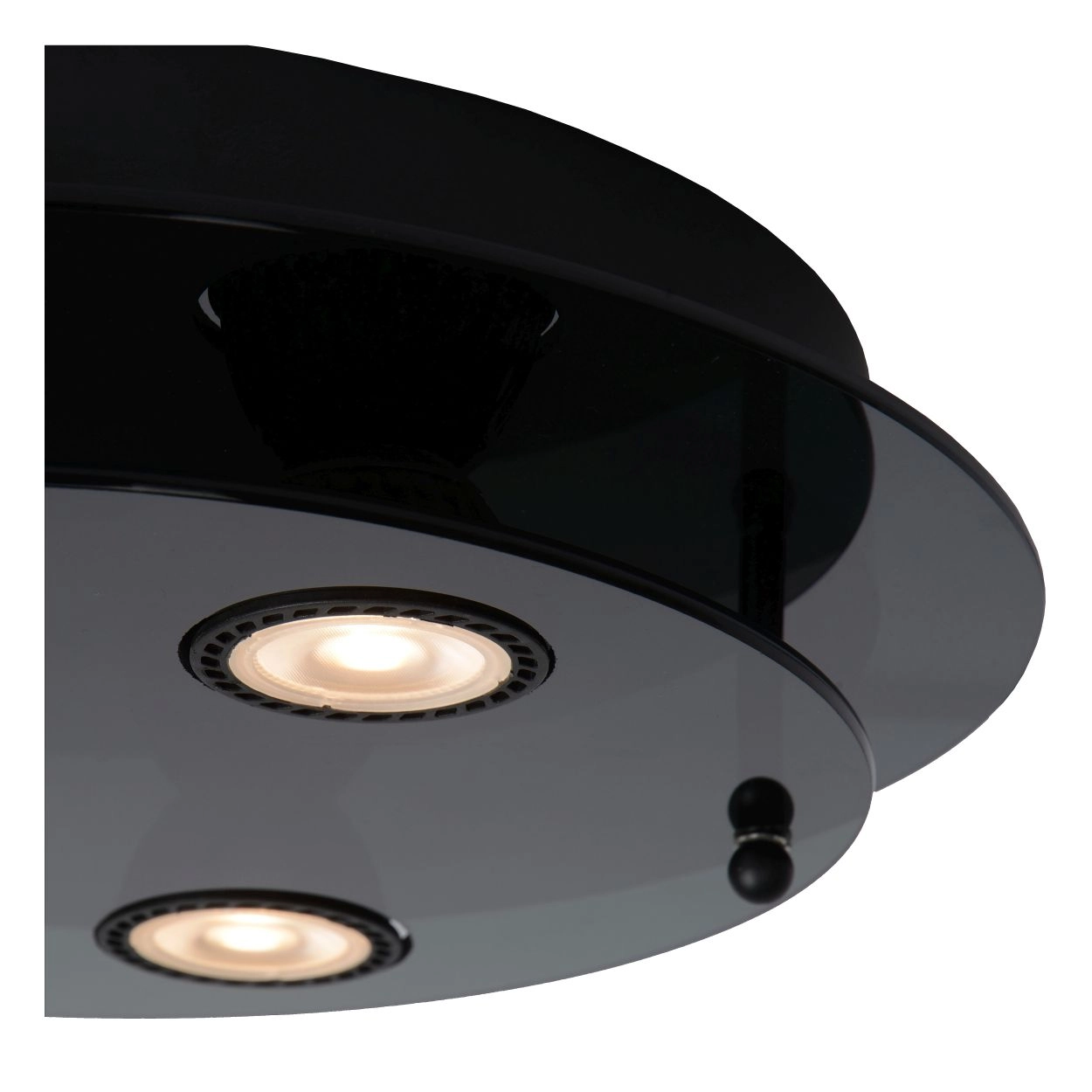 LU 79181/13/30 Lucide OKNO - Flush ceiling light - Ø 30 cm - 3xGU10 - Black