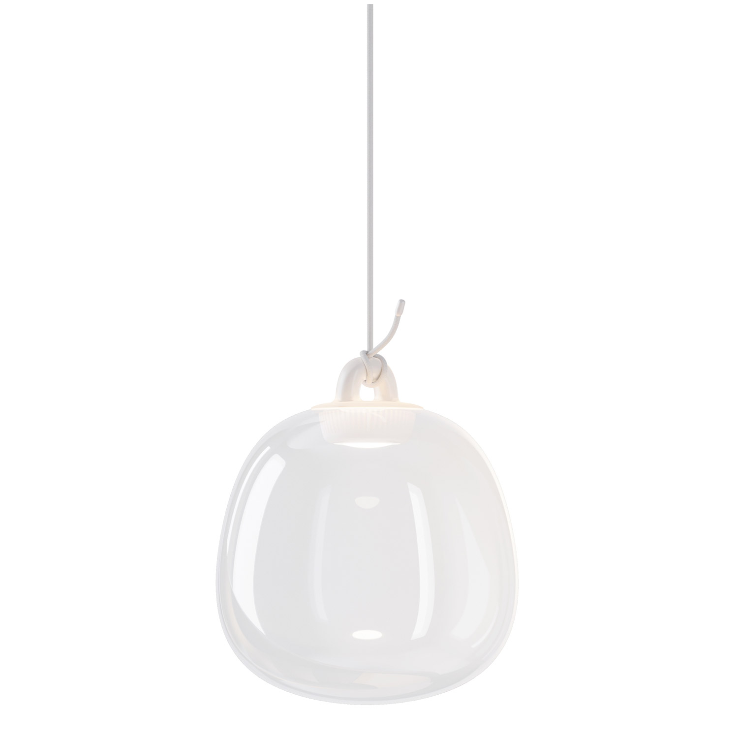 Oblò Small glass lamp by Lodes