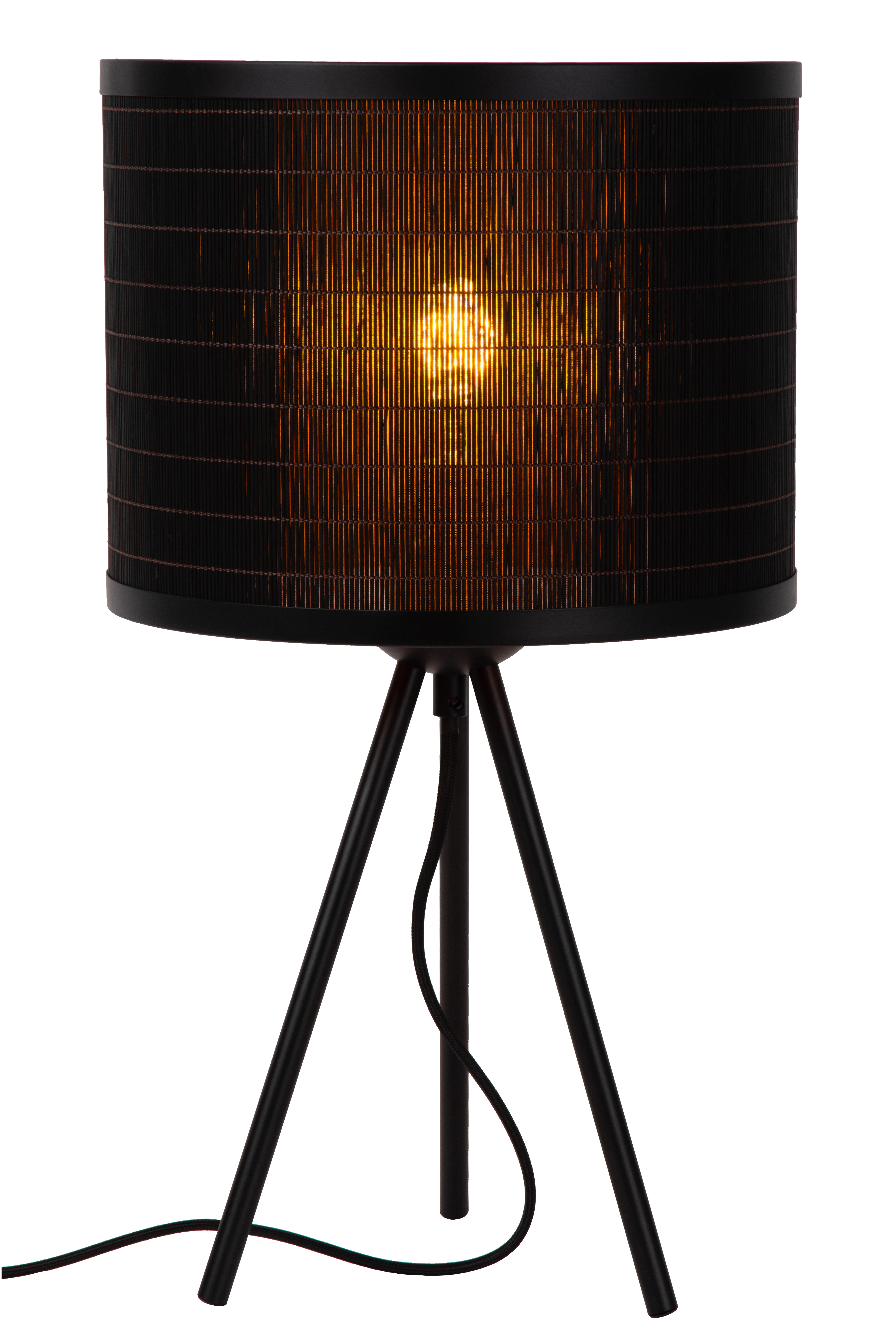 LU 21529/26/30 Lucide TAGALOG - Table lamp - Ø 26 cm - 1xE27 - Black