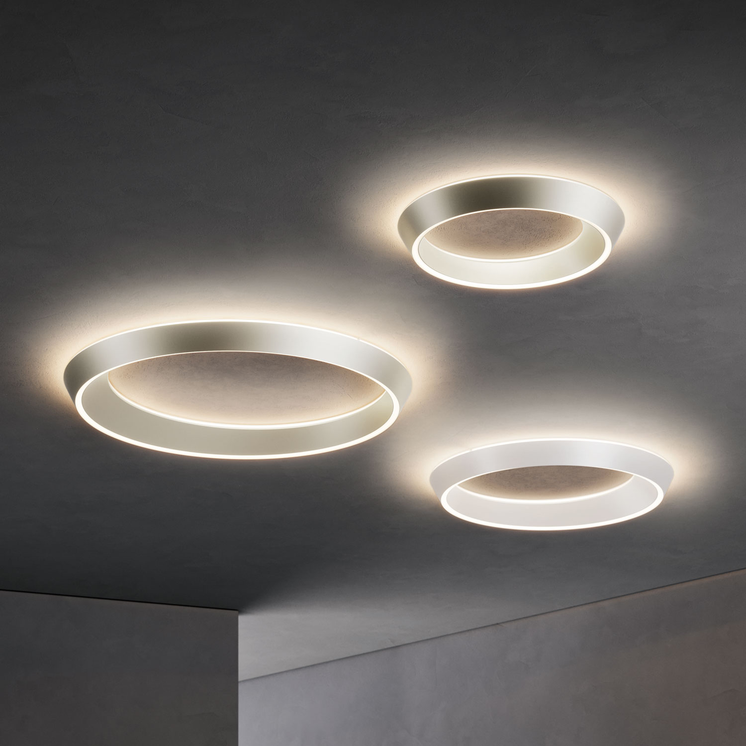 Tidal plafoniera LED di Lodes