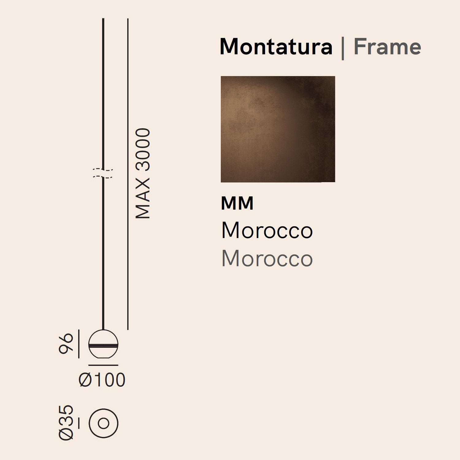 Groove sfera in ottone di Il Fanale