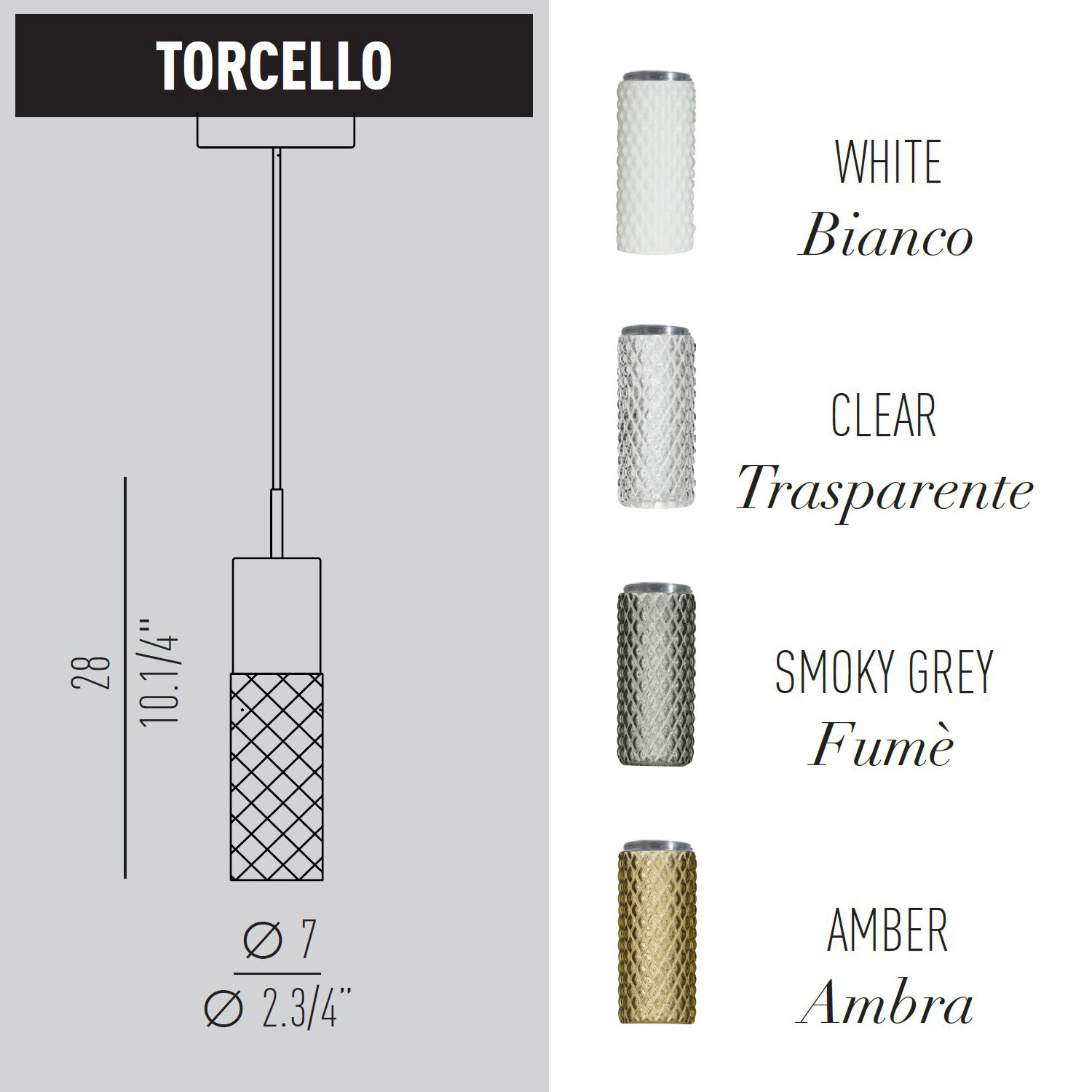 Torcello vetro choose & Turn di Light4